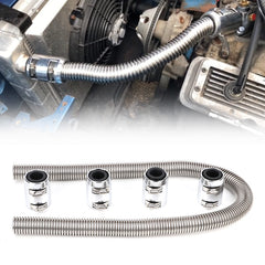 iRKY front view of complete hose kit showing parts and benefit of universal fit