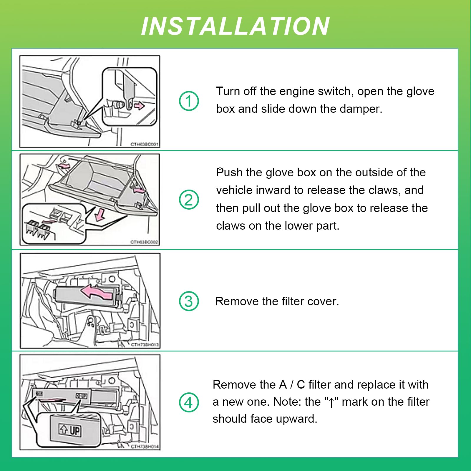iRKY cabin air filter in RAM truck cabin highlighting fresher interior air