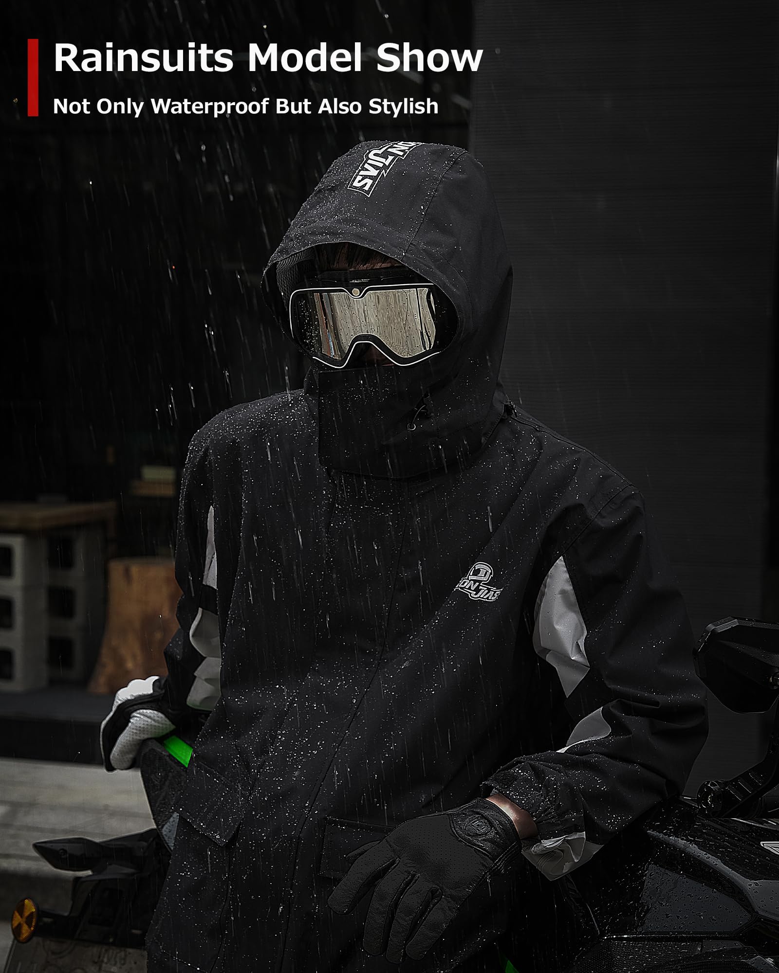 IRON JIA'S rider commuting lifestyle shot demonstrating practical road use