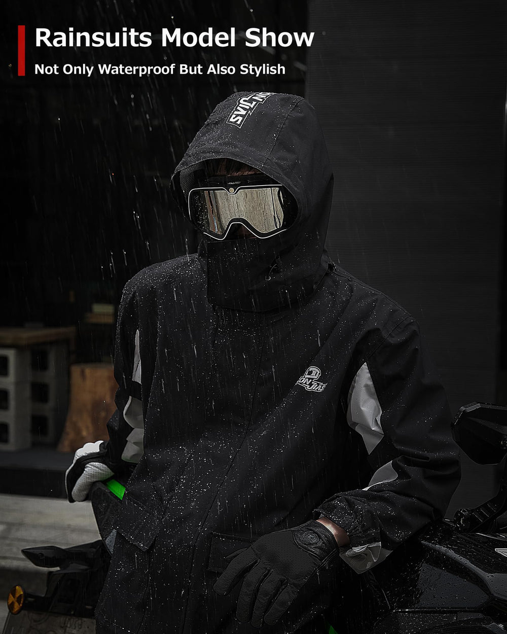 IRON JIA'S rider commuting lifestyle shot demonstrating practical road use