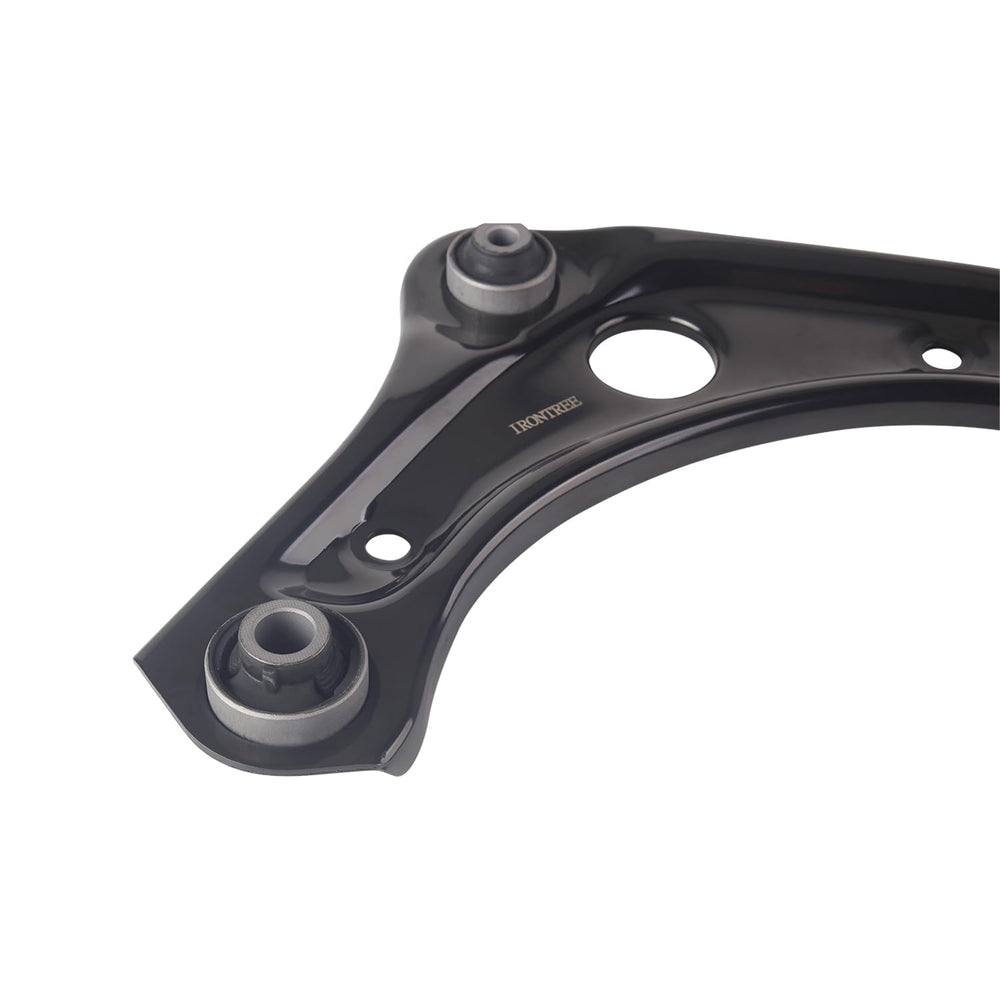 IRONTREE control arm installed on vehicle front suspension demonstrating restored handling