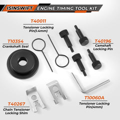 ISINSWIFT crankshaft holding wrench close-up, ensures accurate crank lock