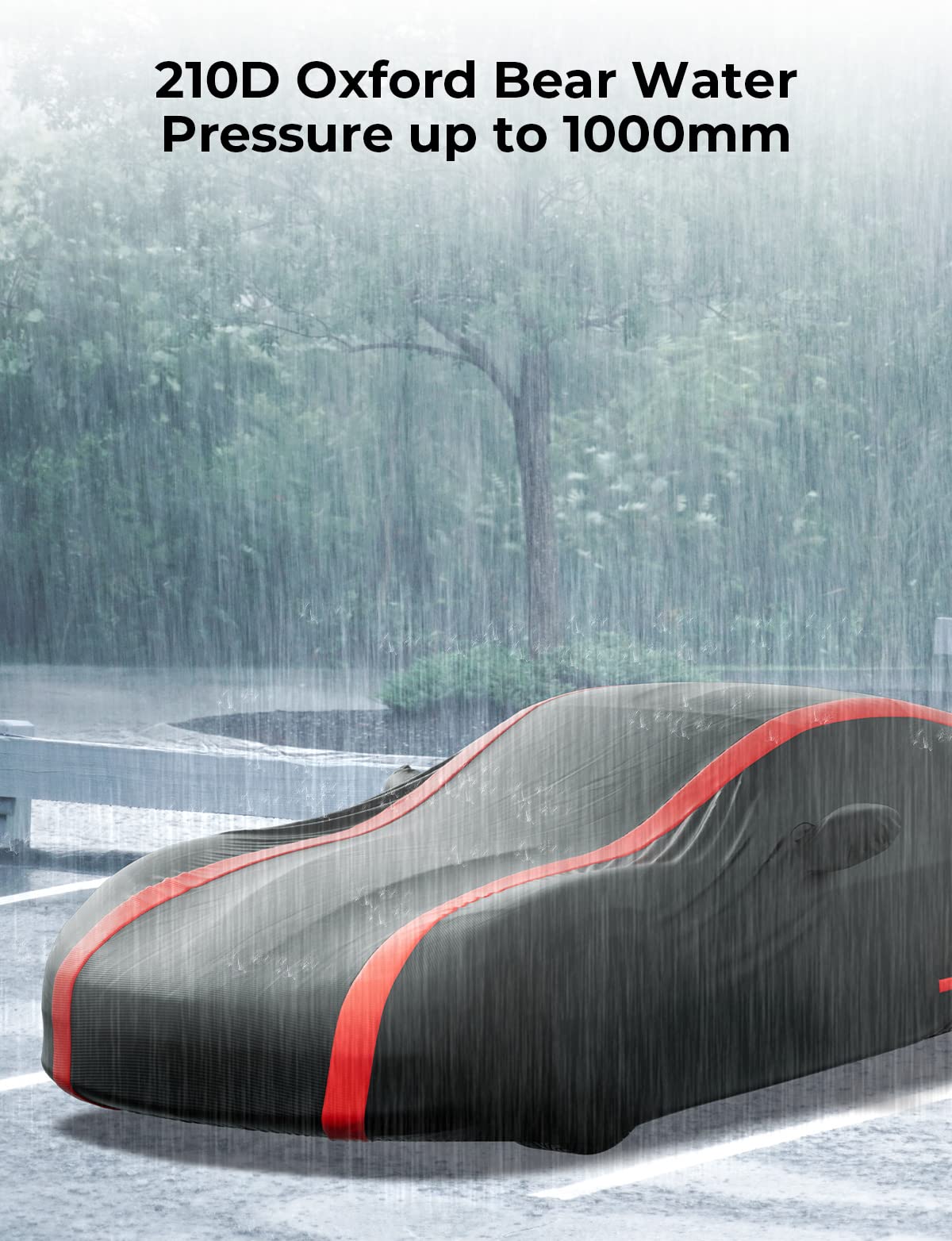 ISSYAUTO close-up of 420D Oxford fabric texture for water resistance