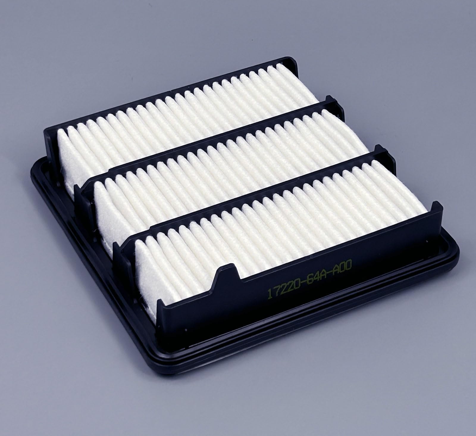 ITESIER filter next to ruler showing precise dimensions for accurate fit verification