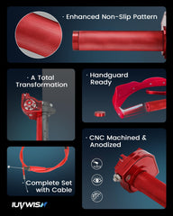 IUVWISN anodized finish detail resisting corrosion and preserving color