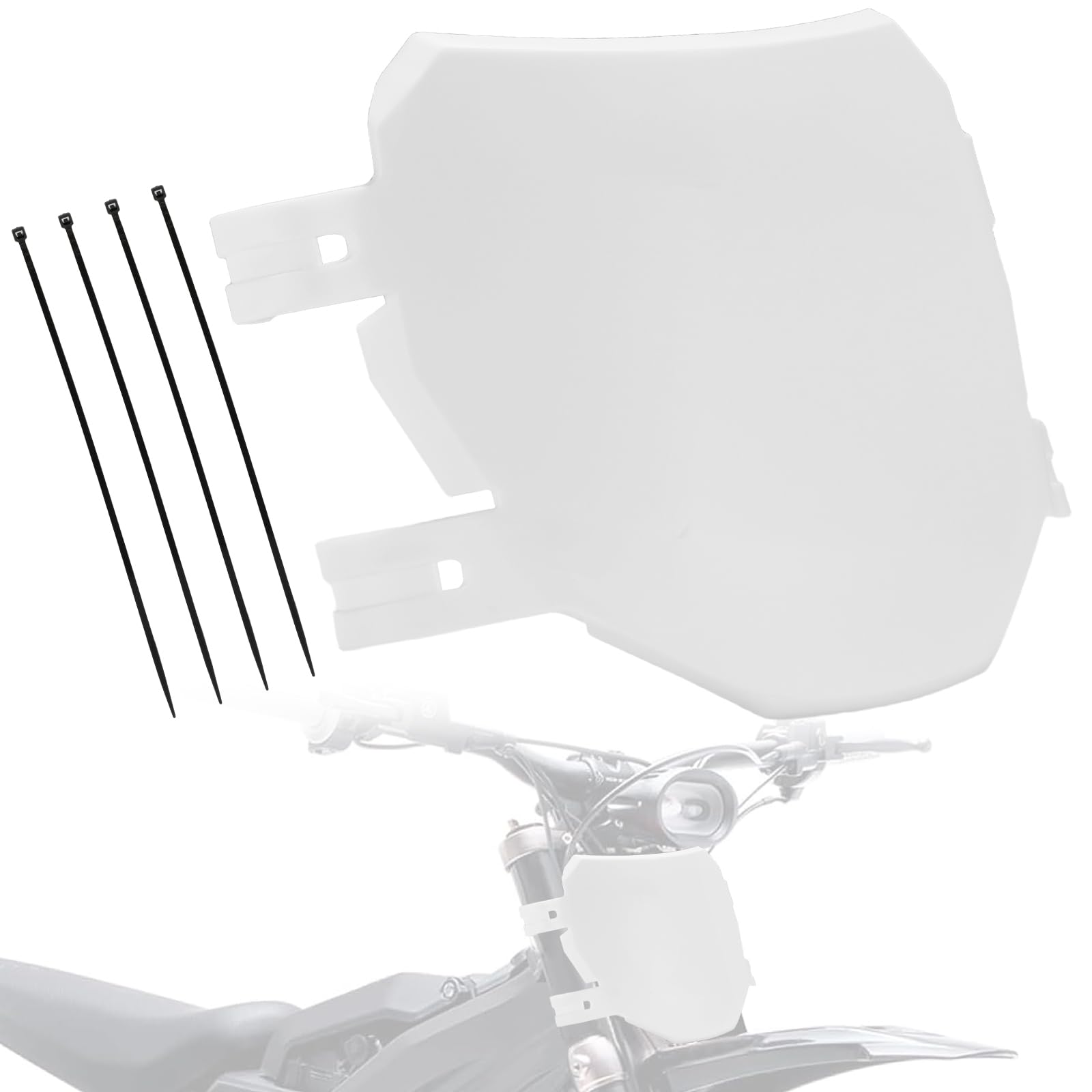 IUVWISN front plate front view showing clean coverage and improved appearance