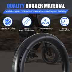 IUVWISN inner tube installed on a Ridstar Q20 front wheel showing proper fit and easy replacement