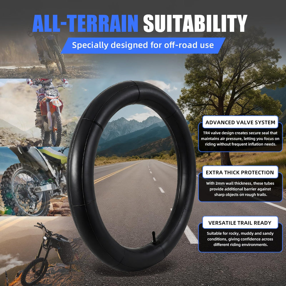 IUVWISN inner tube on an ebike in use showing improved shock absorption and ride comfort