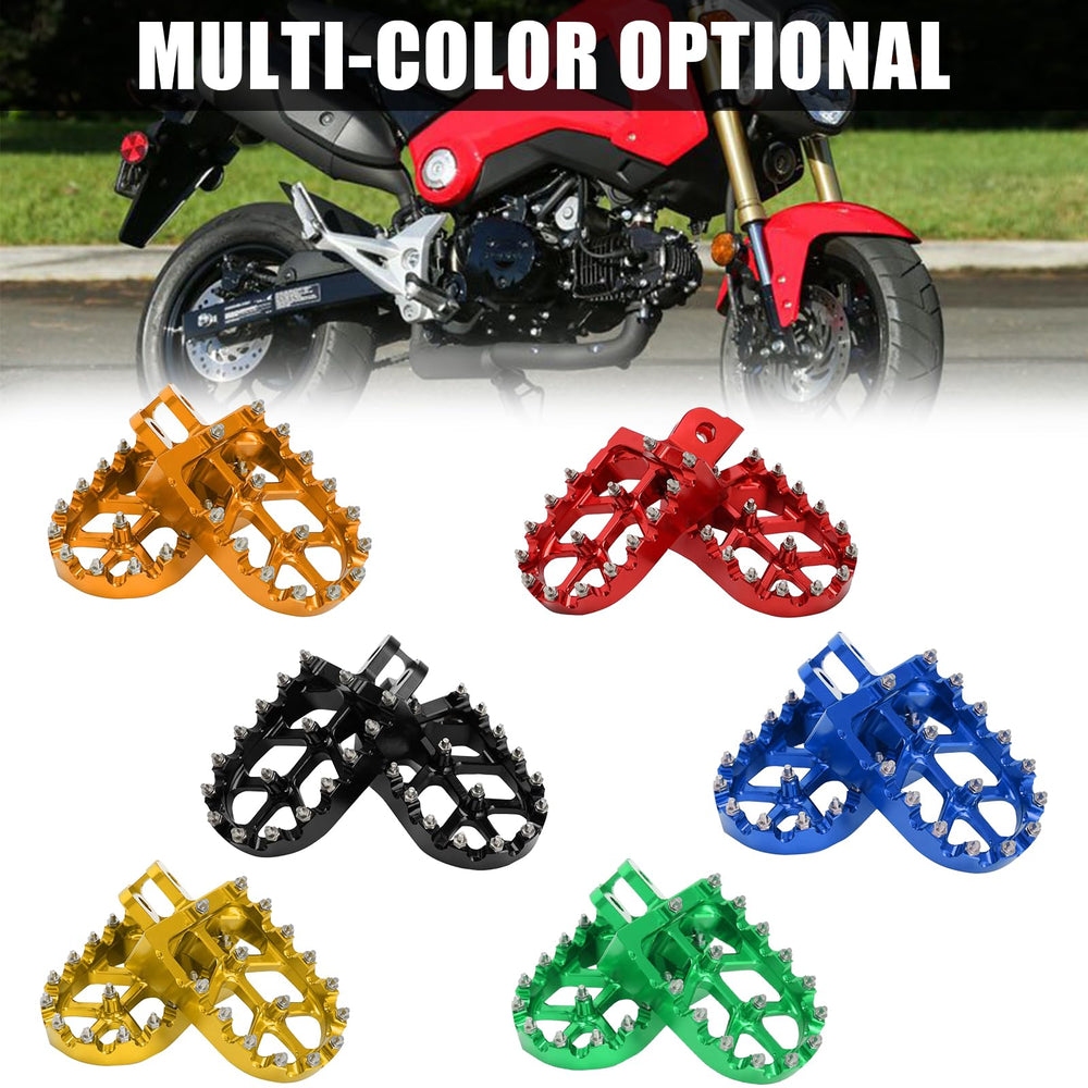 IUVWISN lifestyle shot of rider using pegs for confident foot placement