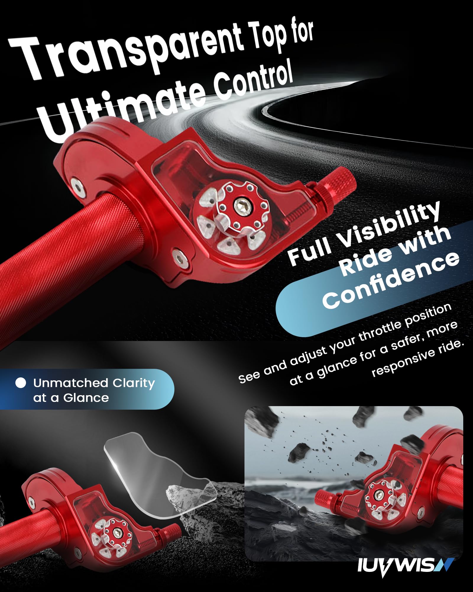 IUVWISN textured grip closeup improving hand purchase and safety