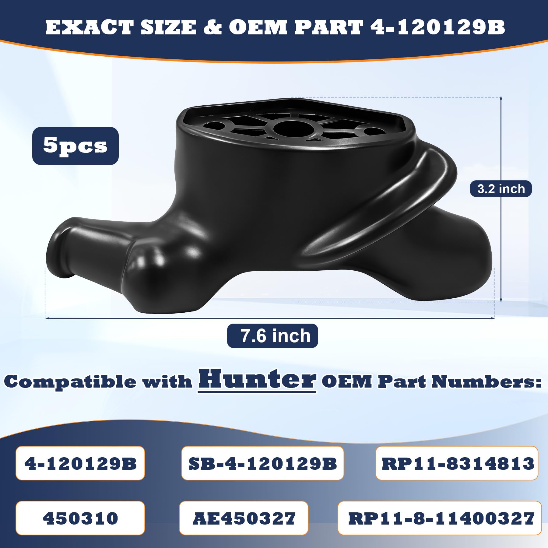 IWIWE duck head side profile illustrating ergonomic wing design and rim protection