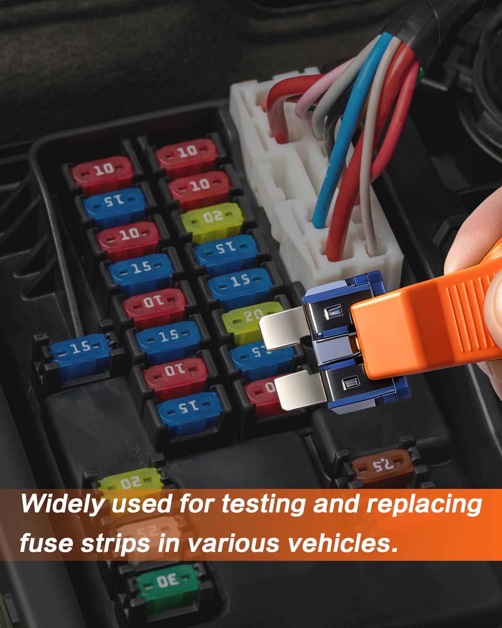 IZTOSS testing a glass tube fuse showing versatility across fuse types benefit