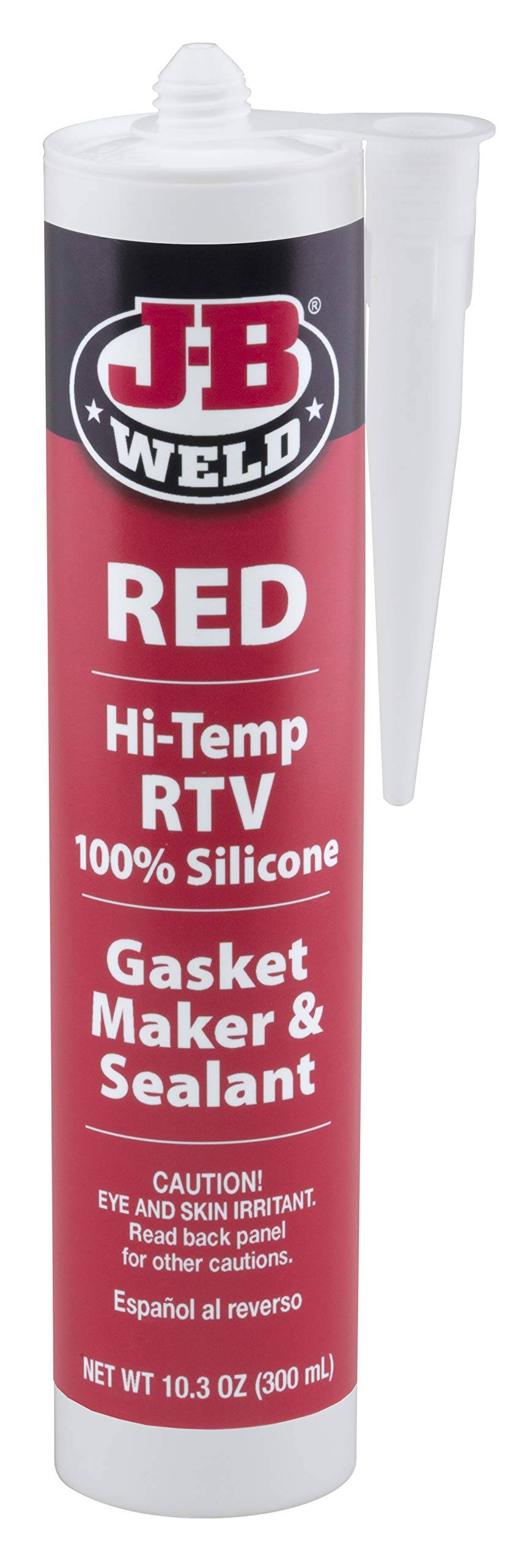J-B Weld front packaging tube showing product and 10.3 oz size for reliable sealing