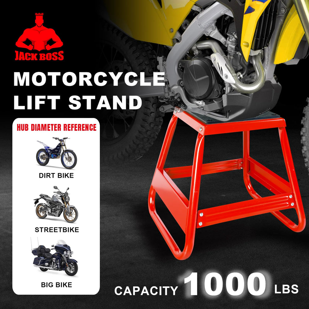 Jack Boss removable frame folded for storage showing space-saving benefit