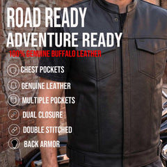 Jackets 4 Bikes removable back armor laid out to show optional protection and fit