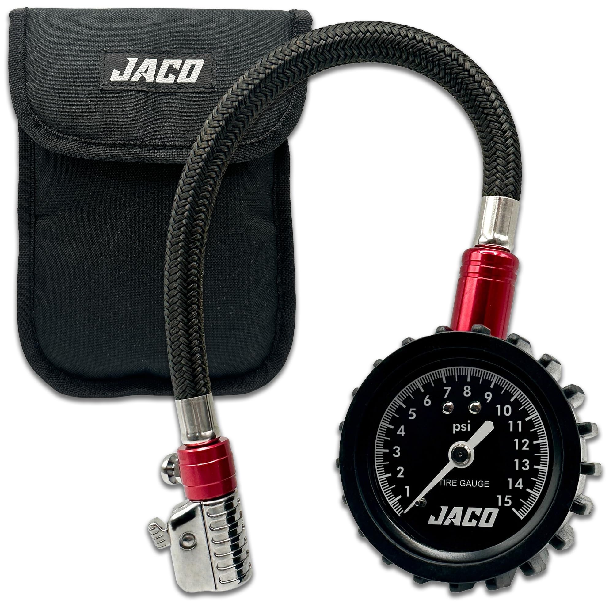 JACO ElitePro-X front angle view showing compact gauge and durable body benefit quick handling