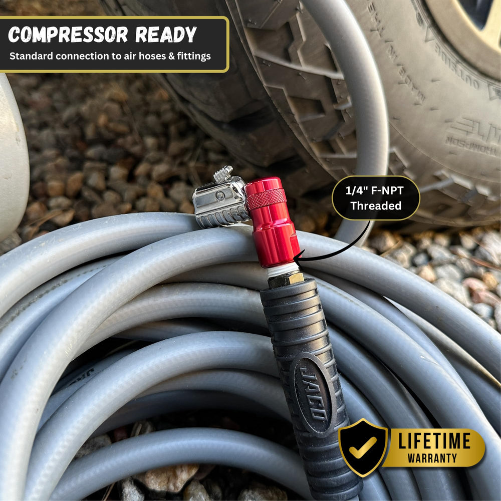 JACO Lightning L2 in garage setting speeding up tire service for mechanics