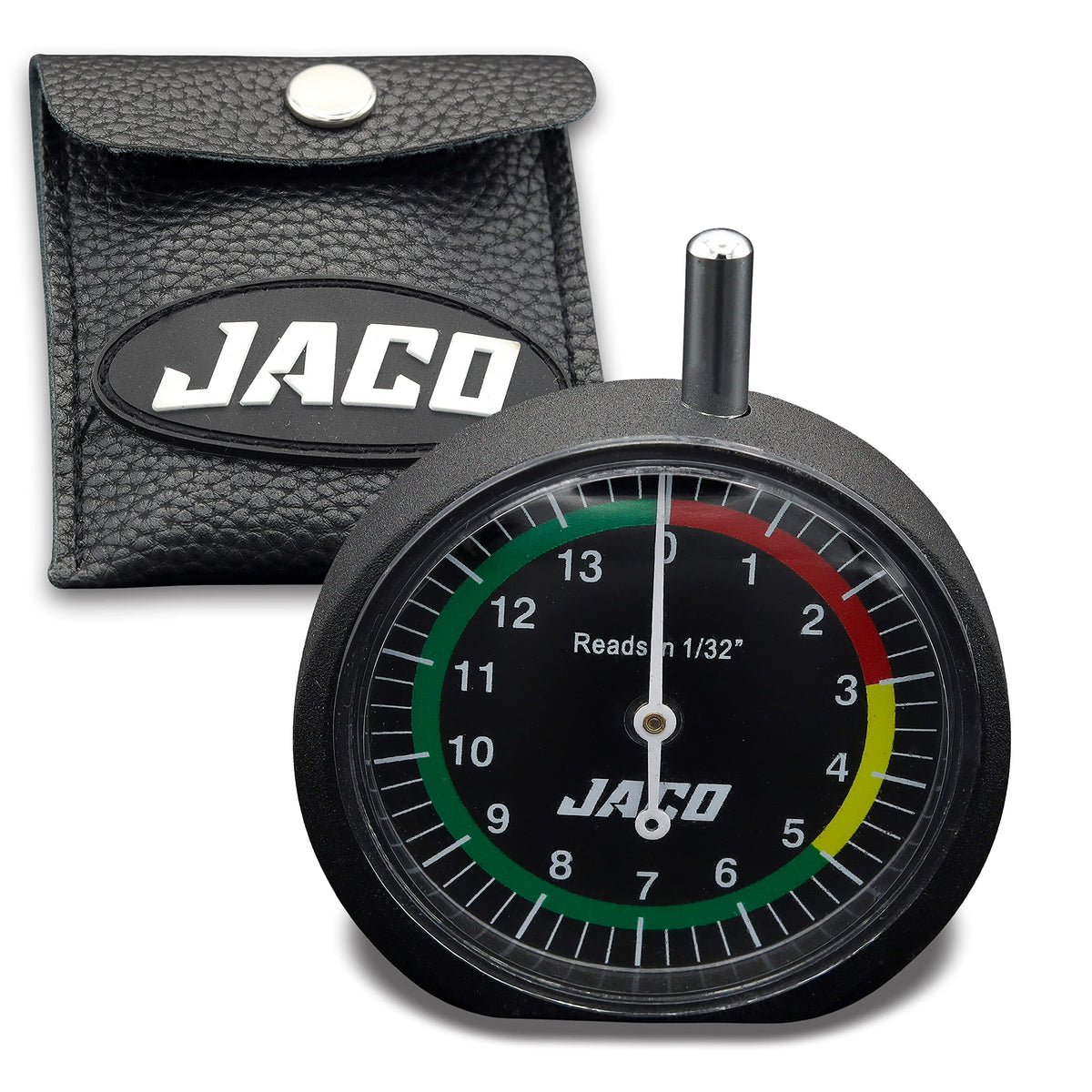 JACO TreadPro front view showing compact durable dial and scale, precise measurements