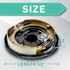JADODE close-up of brake shoe and spring for reliable stopping benefit