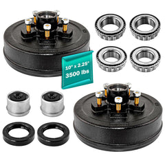 JADODE front view of hub drum showing bolt pattern and fitment benefit