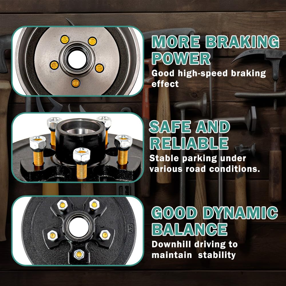 JADODE hub side profile illustrating drum dimensions and strength benefit