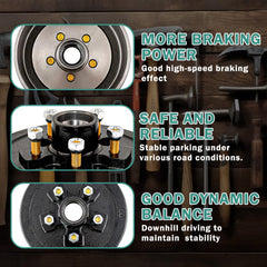 JADODE hub side profile illustrating drum dimensions and strength benefit