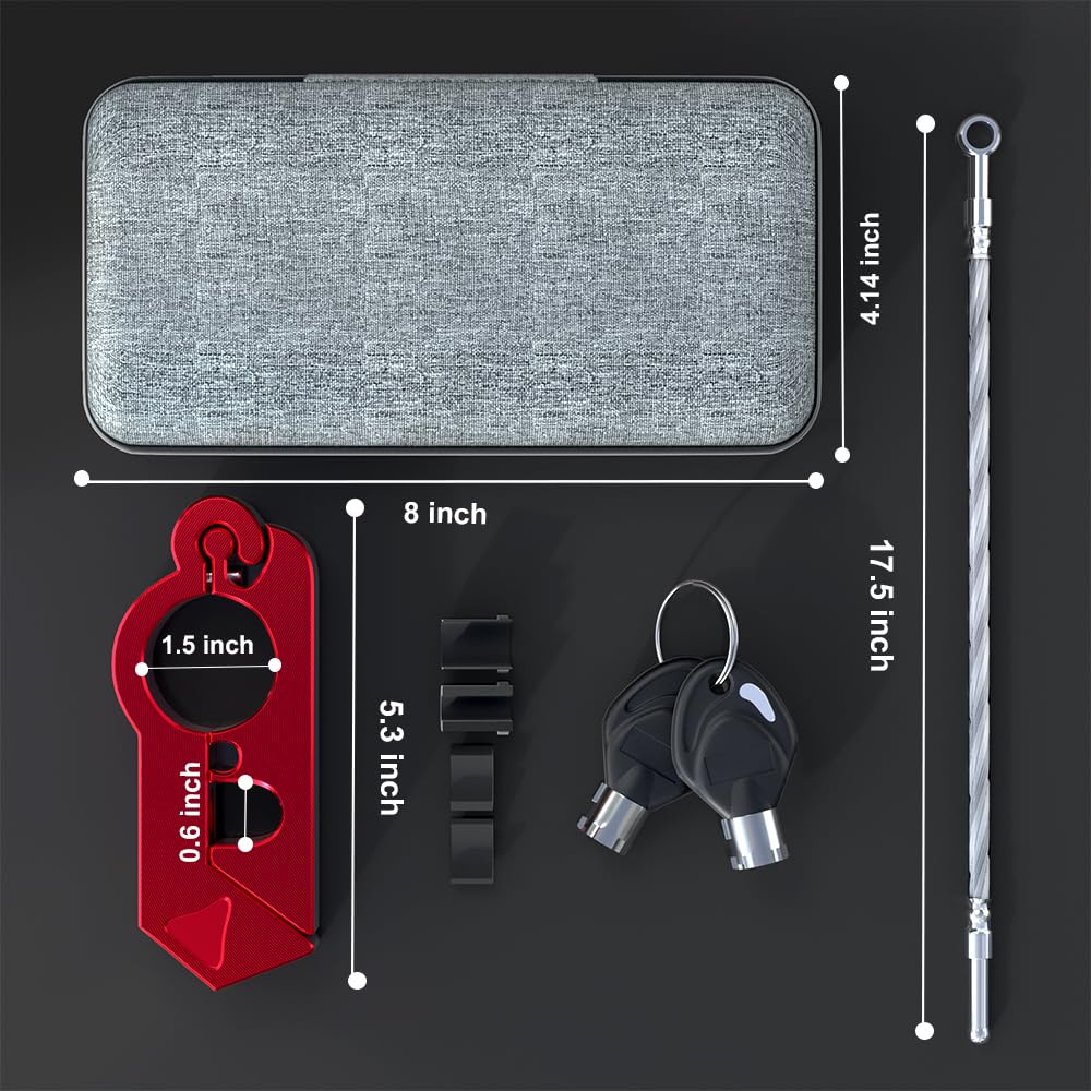JAGASOL red finish detail highlighting durable metal construction
