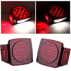 Jamarco front view tail light showing bright red LEDs for improved visibility