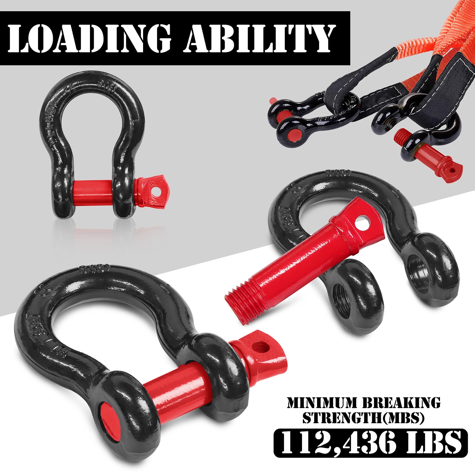 Jamiikury D-ring bow profile view showing wide clearance and versatile connections