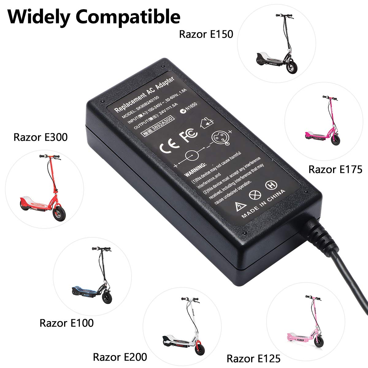 Janboo charger boxed packaging with manual for easy installation guidance