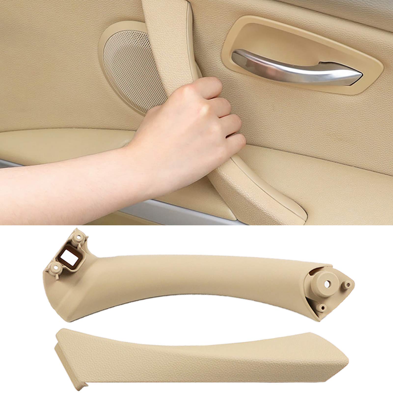 Jaronx front view of passenger-side handle showing clean factory fit and restored appearance