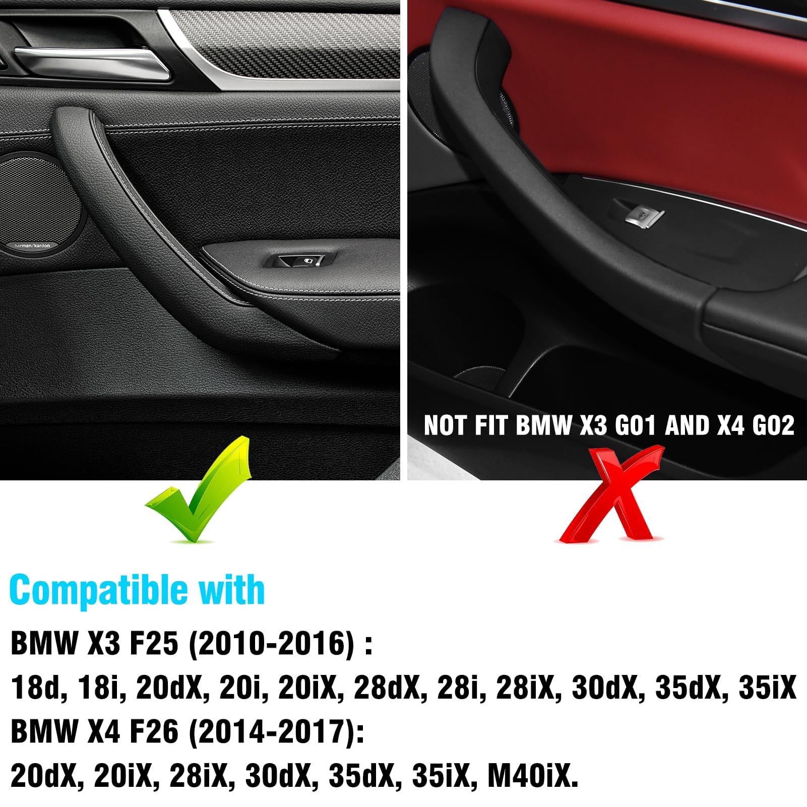 Jaronx front right handle cover close detail showing durable smooth ABS+PC benefit