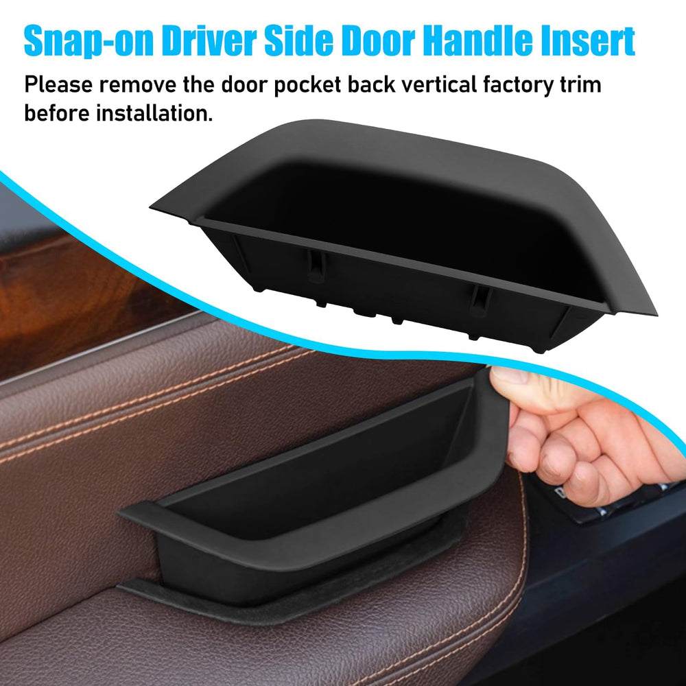 Jaronx rear left handle cover installed demonstrating concealed sticky handle problem fixed