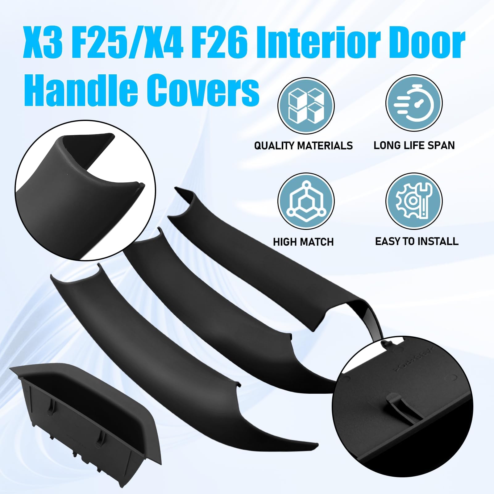 Jaronx handle covers beside ruler illustrating precise fit and correct dimensions