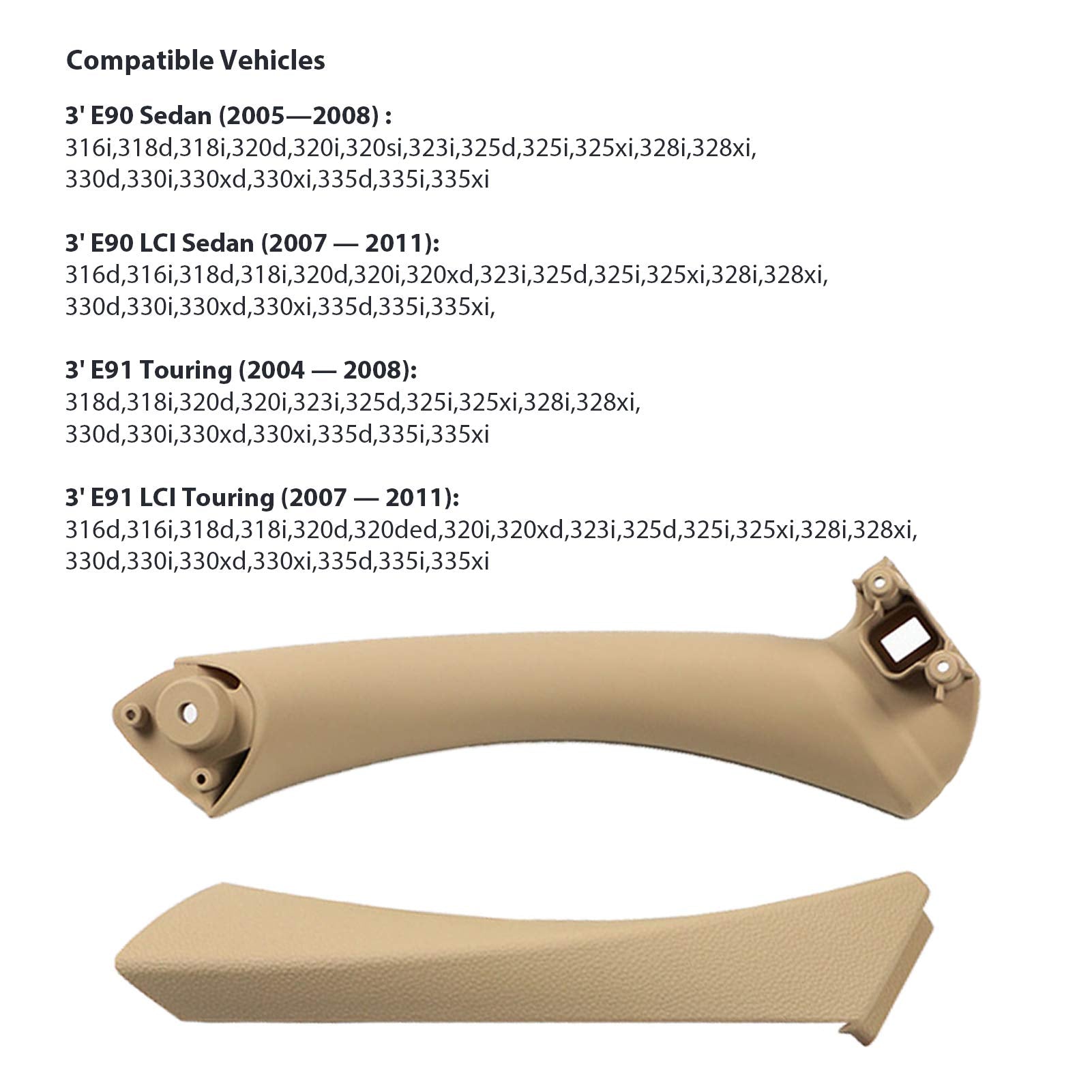 Jaronx installed handle on BMW door demonstrating correct alignment and solid operation