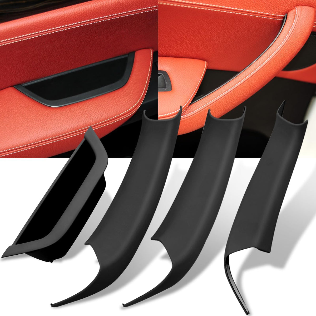 Jaronx front left handle cover installed showing clean OEM look and renewed finish