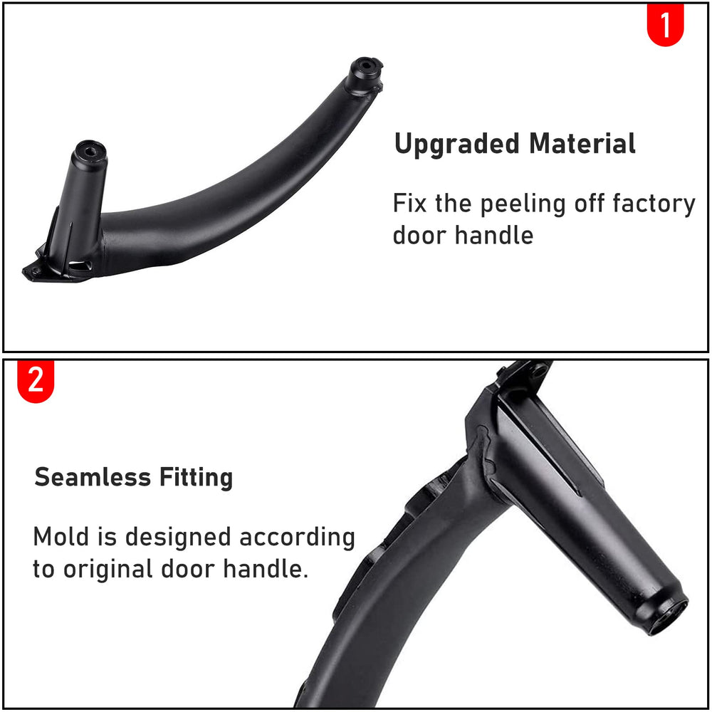 Jaronx handle installed in right-rear door lifestyle view improving cabin aesthetics