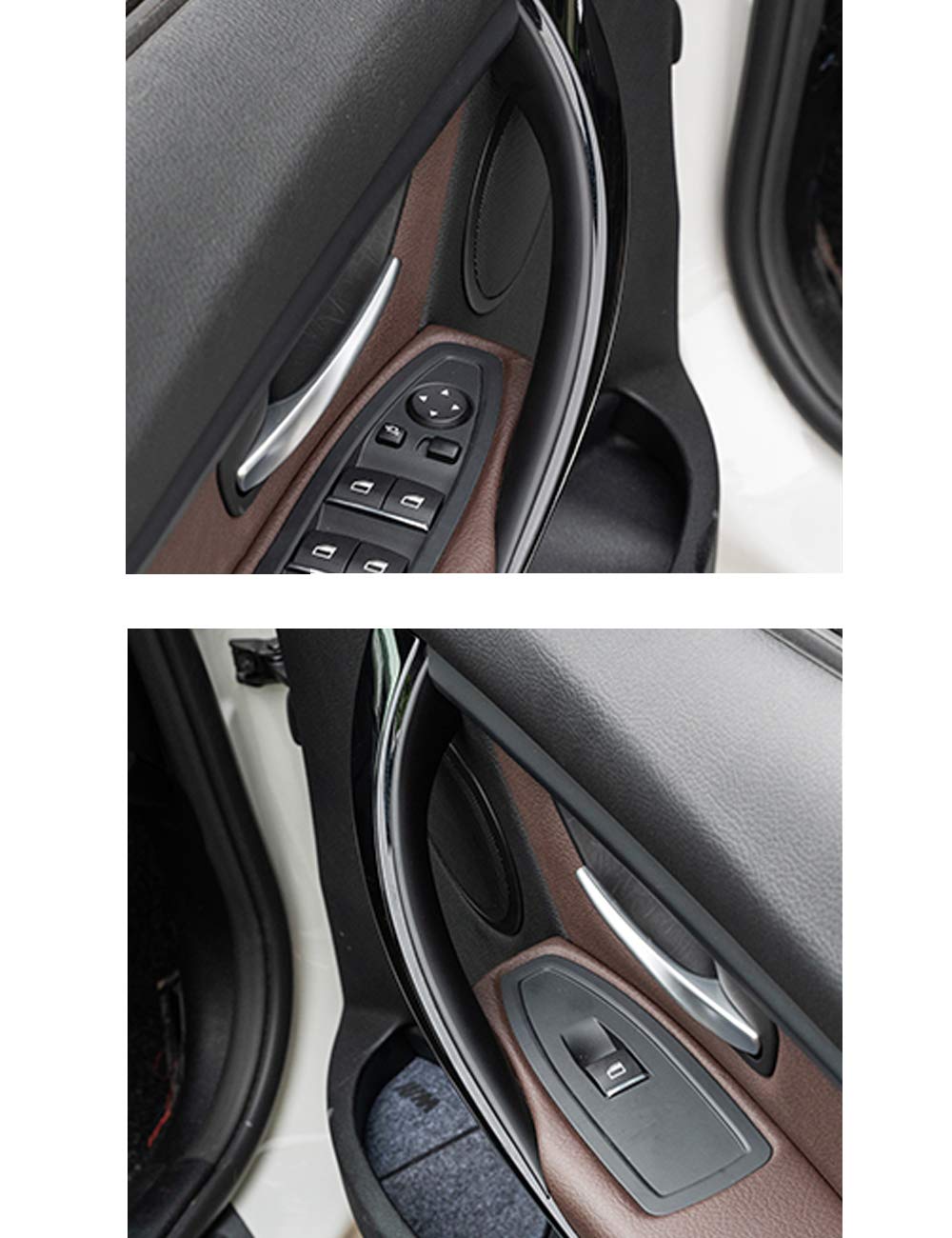 Jaronx installed driver-side cover in BMW door demonstrating restored appearance benefit