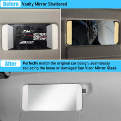 Jaronx installed on driver-side visor demonstrating seamless OEM-style finish