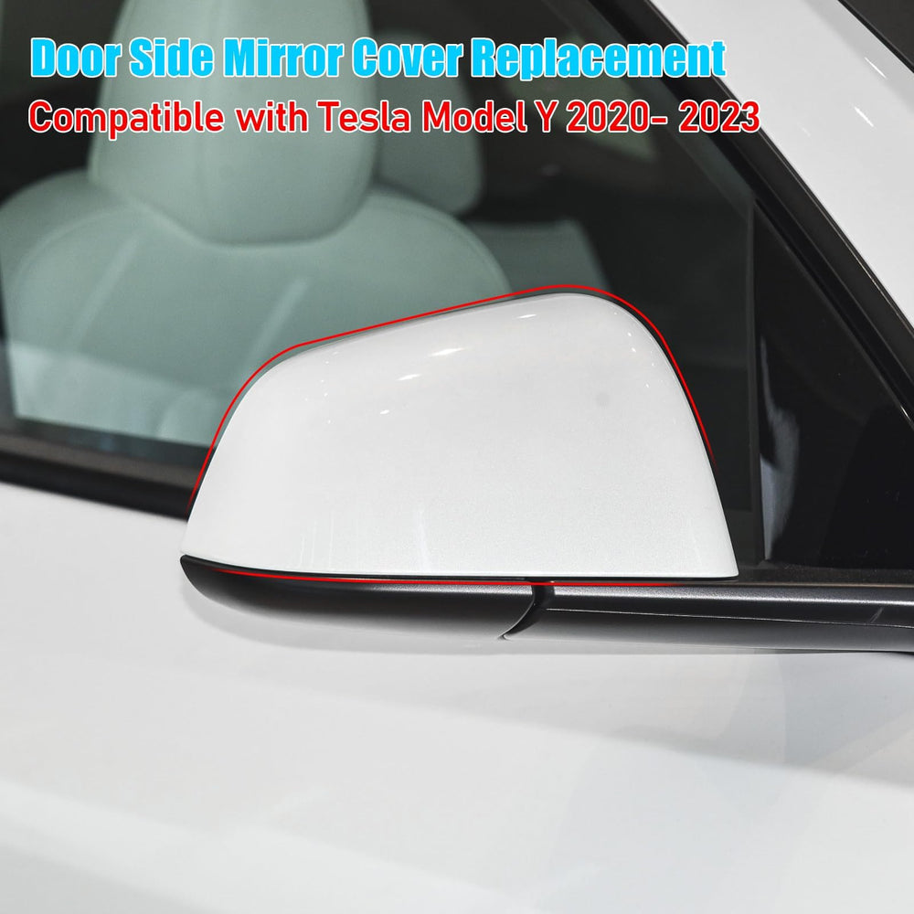 Jaronx cover installed on Tesla Model Y passenger side demonstrating seamless appearance