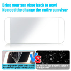 Jaronx installed on passenger-side visor restoring full mirror functionality