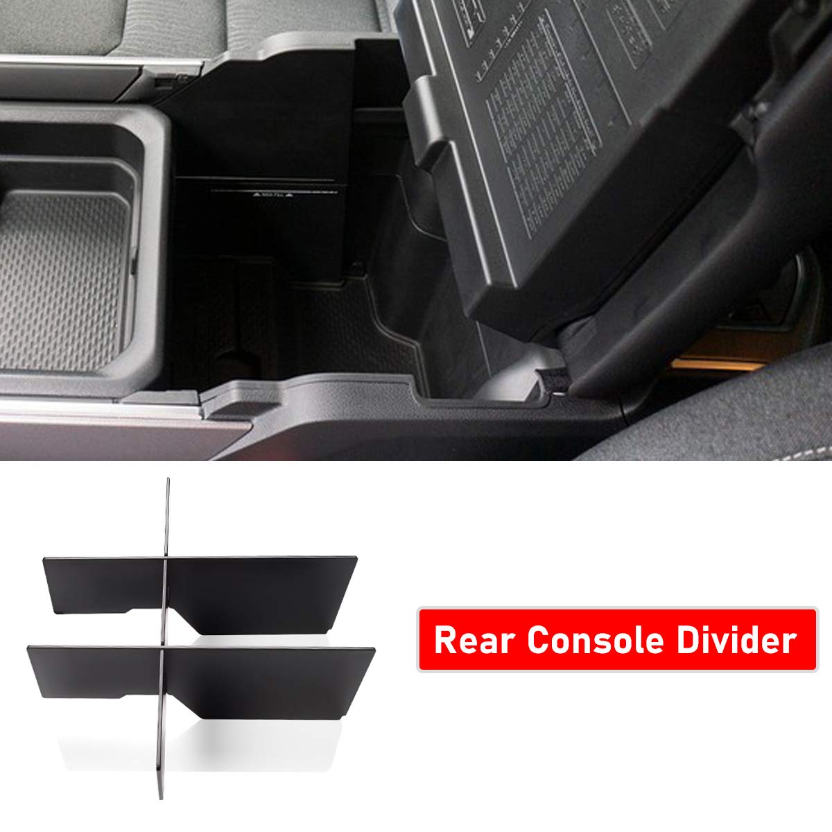 Jaronx installed under OEM sliding tray rear position, keeps items organized benefit