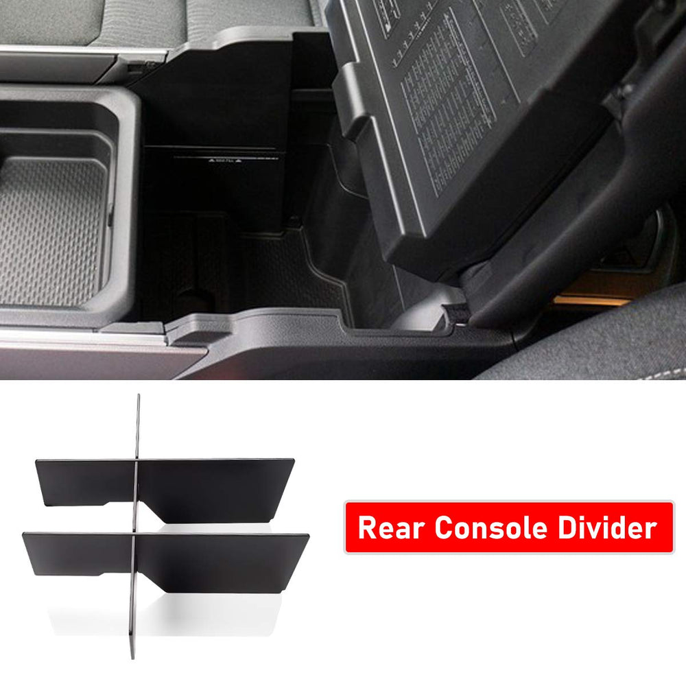 Jaronx installed under OEM sliding tray rear position, keeps items organized benefit