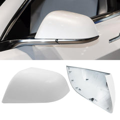 Jaronx left side mirror cover front view showing fit and smooth finish