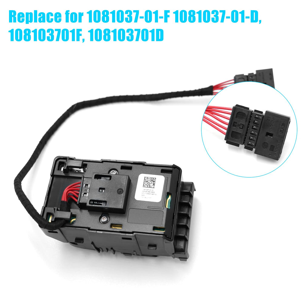 Jaronx switch connector plug detail for easy plug-and-play replacement