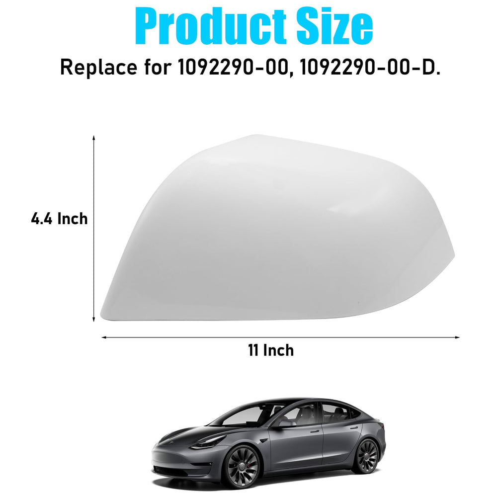 Jaronx mirror cap next to hand showing size and scale for visual reference