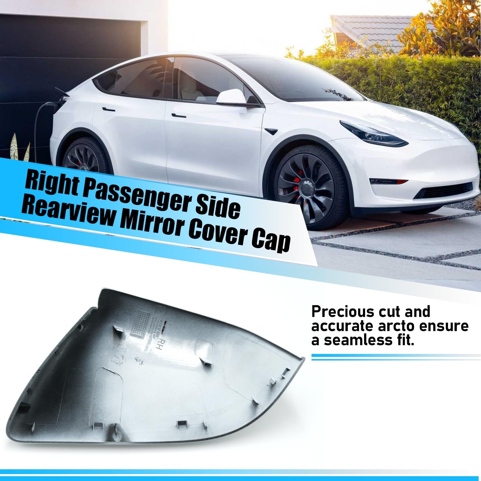 Jaronx mirror cap held in hand to show scale and easy handling advantage