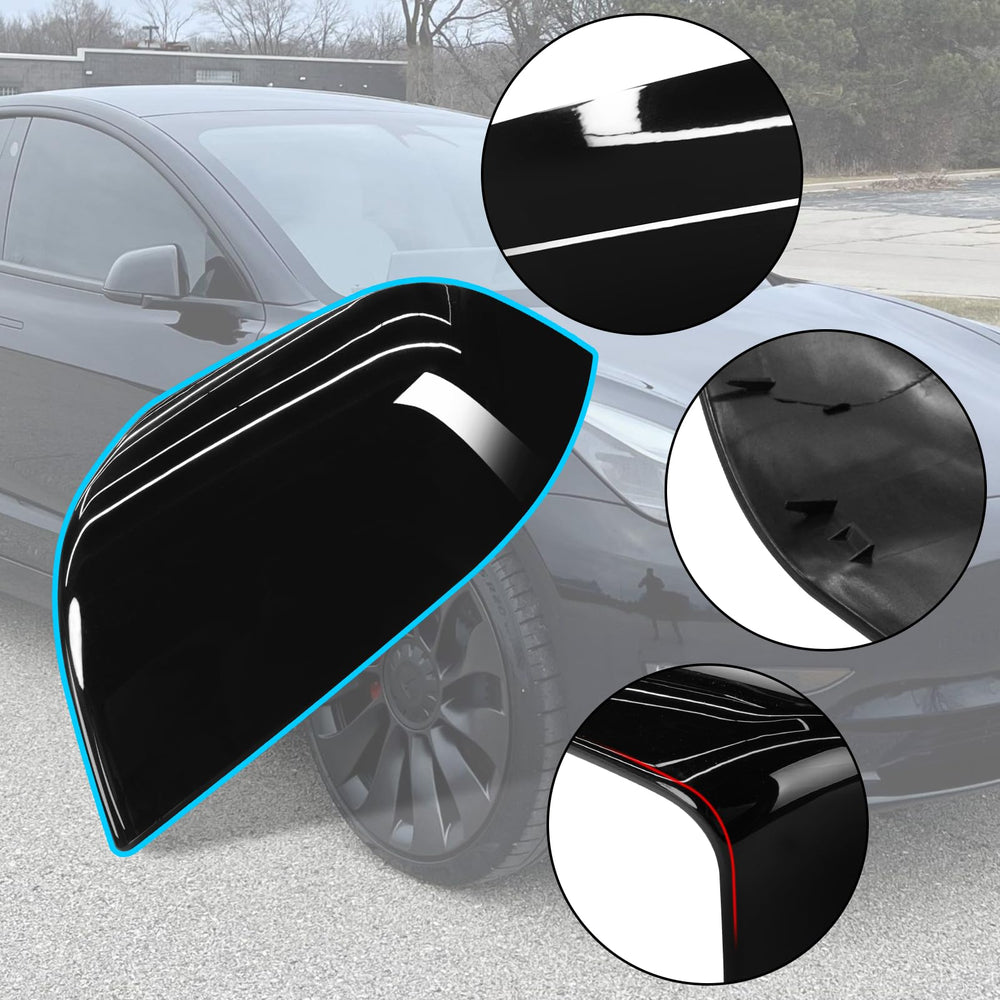 Jaronx mirror covers beside ruler showing exact scale for accurate fitment