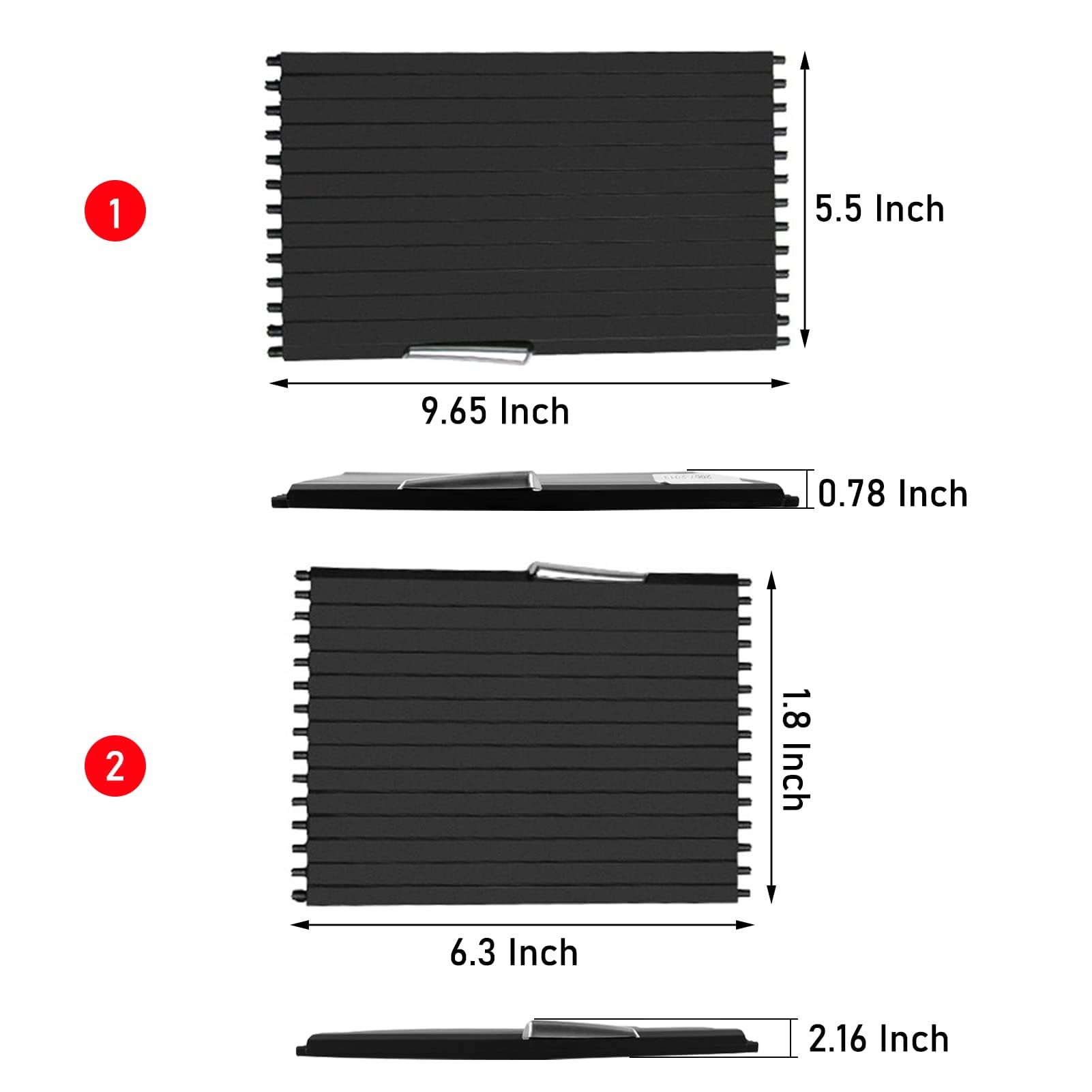 Jaronx cover beside ruler illustrating size and accurate OEM fitment