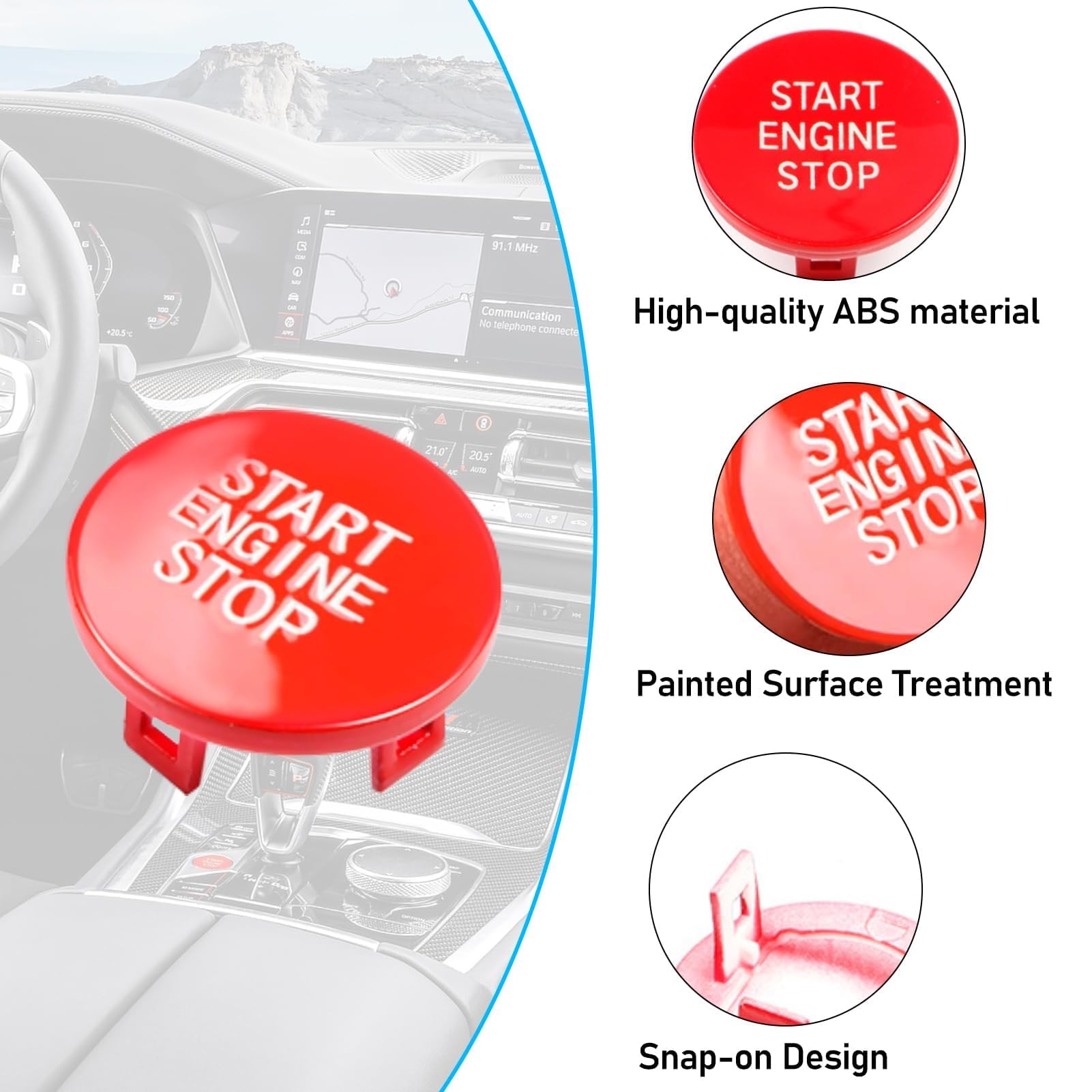 Jaronx rear view showing strong adhesive pad for easy secure installation